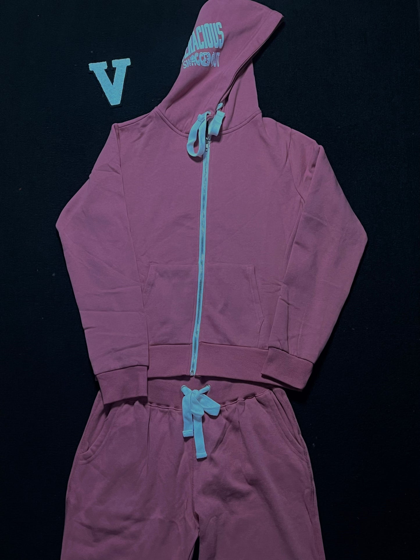 Women's Zip Up "Veracious Plug" Sweatsuit