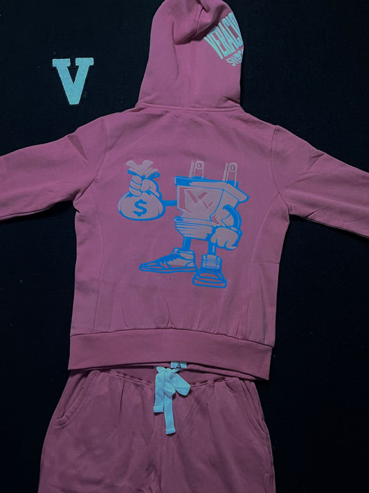Women's Zip Up "Veracious Plug" Sweatsuit